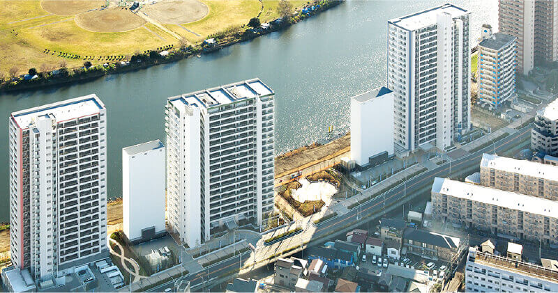 事業用地開発事業（マンション用地等）イメージ画像